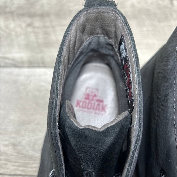 Kodiak Chukka Men’s Waterproof Black Leather Lace Up Booties Boots Size 9.5 - Picture 8 of 11